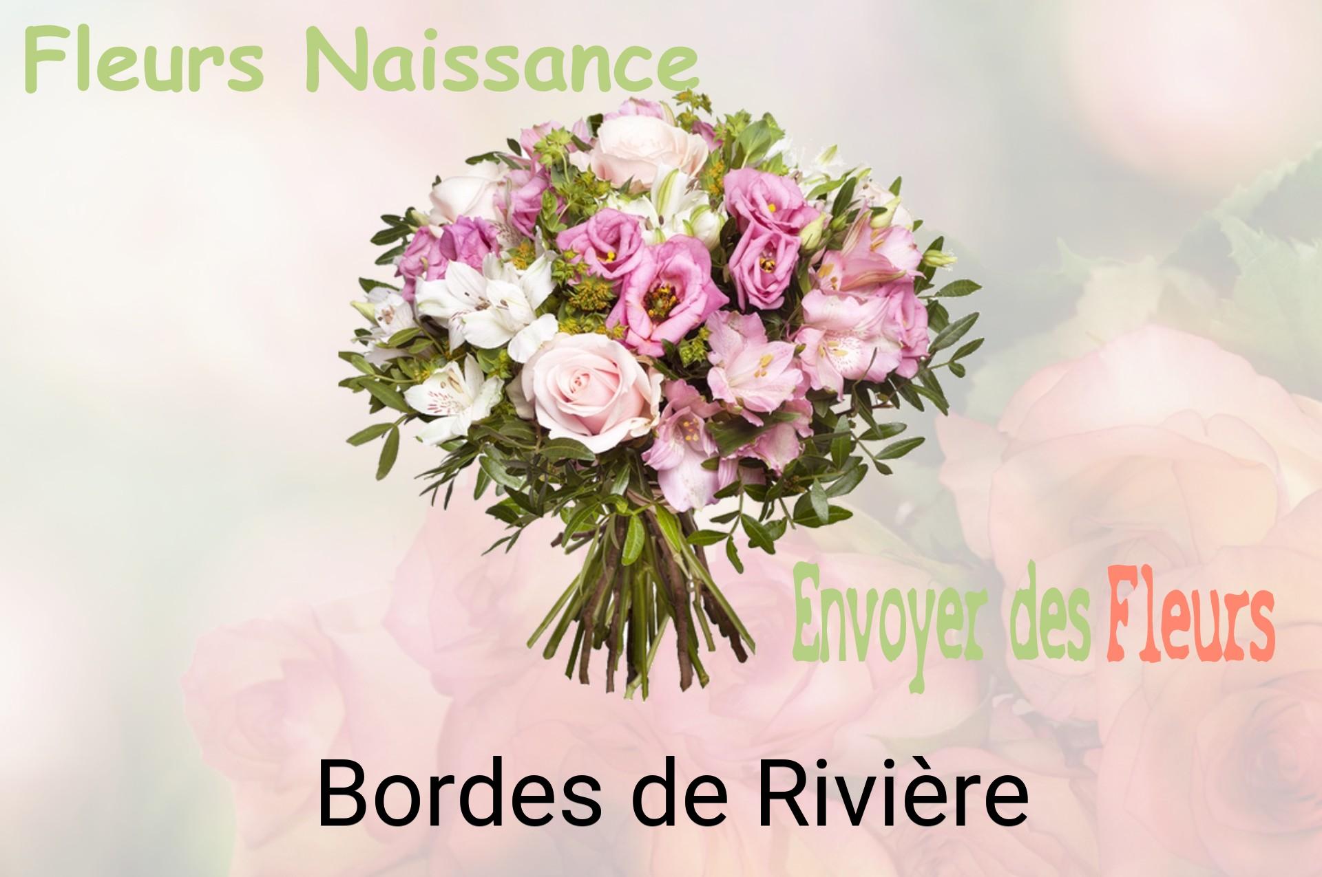 Bouquet de fleurs de naissance livré à Bordes-de-Rivière